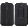 DAJIETOU Custodia a fondina in pelle per Samsung Galaxy S25, S24, S23, S22 Ultra, con passante per cintura (5,5/6,7 pollici)
