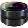 Generic Altoparlante a conduzione ossea - Altoparlante Bluetooths, altoparlante wireless | Altoparlanti a conduzione ossea senza fili con luce LED, altoparlante stereo portatile per auto,