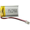efaso 702030 3,7 Volt batteria 300 mAh LIPO L 30 mm B 20 mm T 7 mm JST PH2.0 spina scheda protettiva