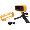 Generic Supporto per riprese orizzontale/verticale per Insta360 X4 Air, adattatore per telaio protettivo per fotocamera, espansione a sgancio rapido, per accessori per fotocamere X4 Air (bordo orizzontale