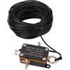 Vvikizy antennas a Onde Corte Portatili HF Fine Fed antennas Pocket EFHW 3 30MHz 40m 20m 15m 10m Bande per Radio Amatoriale, 1:49 Antenne Alimentate a Tasca Corta Balun con
