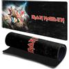 Head Case Designs Licenza Ufficiale Iron Maiden The Trooper Grafica Arte 23.62 x 11.81 x 0.12 Inches (600 x 300 mm) - L Tappetino per Mouse E Scrivania da Ufficio per Giochi Tastiera PC