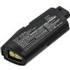 TECHTEK Batteria 3400mAh compatibile con [Intermec] IP30, IP30A, IP30B, SR61, SR61B, SR61Bex, SR61T sostituisce 075082-001, 075082-002, 318-037-001, AB19, AB3