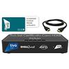 ANFEL Ricevitore HD Tivù sat Decoder digitale satellitare ad Alta Definizione HD Tivùsat Certificato, Tessera Tivusat HD inclusa, Uscite HDMI e SCART, alimentazione 12 volt anche per camper e barche