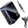 MOUDOAUER Adattatore Bluetooth wireless 2 in 1, adattatore jack AUX da 3,5 mm per TV/autoradio/cuffie