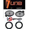 Superauto hi-fi Hertz LINEA UNO K165 K 165 KIT ALTOPARLANTI DUE VIE CASSE AUTO 165 mm + supporti casse compatibile con VW Touran Posteriore 165 cm