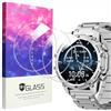 Blueshaweu 3 Pezzi Vetro Temperato Compatibile per ‎Hwagol ‎i130 ‎1,52" Smartwatch, Pellicola Protettiva Schermo in Vetro Temperato Alta Risoluzione Compatibile con ‎i130 ‎1,52" Smartwatch (Glass)