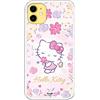 Personalaizer Cover per iPhone 11 - Hello Kitty Ufficiale Carte Custodie Ragazze Custodie Originali (Hello Kitty Delicate Flower)