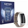 savvies 4 Pezzi Full-Screen Pellicola Protettiva per Huawei TalkBand B6 Full Cover Pellicola Copertura [Completa Trasparente, 3D Curved]