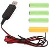 MHADBKH Convertitore di Potenza USB Eliminatori Batteria AA Sostituire 4 Pz 1.5V Batterie Per Telecomando LED Luce Giocattolo Elettronico Usb