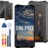 Yuxyiony Nuovo Schermo di Ricambio Per Doogee S96 Pro Display LCD Riparazione Dello Schermo e Strumento di Ricambio Accessori