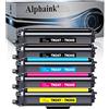 alphaink 5 Toner con chip Compatibili TN247 TN243 per Brother MFC-L3730CDN MFC-L3750CDW MFC-L3770CDW MFC-L3700 DCP-L3550CDW DCP-L3517CDW DCP-L3500 HL-L3230CDW(2 Neri 1 Ciano 1 Giallo 1 Magenta)