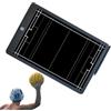 Generic Tavoletta per schizzi LCD - Tavoletta grafica da 16 pollici Tavoletta grafica wireless, Blocco note LCD per tavoletta tattica calcistica | Attrezzatura per allenatori di pallacanestro senza carta
