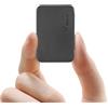 Zeerkeer Micro Gps Tracker Spia con Magnete Localizzatore GPS in Tempo Reale Satellitare Tracciatore di Posizione GPS Tracker Portatile con Geo-fence Alarm e App Gratuita per Auto Moto Bambini Nessuna SIM