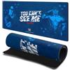 Head Case Designs Licenza Ufficiale WWE You Can't See Me John Cena 23.62 x 11.81 x 0.12 Inches (600 x 300 mm) - L Tappetino per Mouse E Scrivania da Ufficio per Giochi Tastiera PC