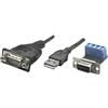 Manhattan Convertitore RS485 a USB (collega la rete RS485 con porta USB) 150439, nero