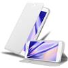 Cadorabo Custodia Libro per Xiaomi Mi Max 2 in CLASSY ARGENTO - con Vani di Carte, Funzione Stand e Chiusura Magnetica - Portafoglio Cover Case Wallet Book Etui Protezione