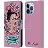 Head Case Designs Licenza Ufficiale Frida Kahlo Femminismo Arte E Citazioni Custodia Portafoglio in Pelle Compatibile con Apple iPhone 13 PRO