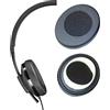 V-MOTA Cuscinetti auricolari compatibili con cuffie Sennheiser HD 100 230, PC 3.2/5.2/8.2 Chat, parti di ricambio (nero, 1 paio)