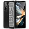 NOBAA Per Samsung Galaxy Z Fold 5 5G Custodia in silicone Grip Cover Maniglia Custodia protettiva per Galaxy Z Fold4 Fold3 Indietro, Trasparente, Per Z Fold 4