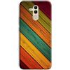 Mixroom - Cover Custodia Back case In TPU Silicone Morbida Per Huawei Mate 20 Lite Fantasia Legno colorato N1120