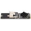 Bewinner Scheda di Espansione unità M.2 NVME, Scheda di Espansione M.2 NVME a SFF 8087, Scheda Controller di Espansione a 4 Porte 6Gbps per 10 11