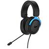 ASUS TUF Gaming H3 Cuffie Gaming Jack 3.5mm, Surround Sound 7.1, Driver da 50mm, Design Leggero, Per PC, Mac, PS4/PS5, Xbox One, Switch e Dispositivi Mobile, Nero/Blu