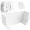 Mobilefox Supporto da parete compatibile con Philips Hue Bridge | Supporto per domotica | Bianco | Installazione facile