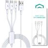 Devia Cavo ricarica 3in1 da USB a Micro - Tipo-C - Lightning 1,2m