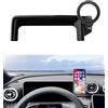 MaserWeller Supporto per telefono da auto per Mercedes Benz GLC 2022-2024 / 2022-2024 Accessori Classe C 12,3 pollici Schermo per cluster strumenti digitali Clip fissa, rotazione a 360° Supporto per