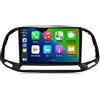 7SIMO 2GB RAM 64GB ROM Android 14 Autoradio Navigatore per Fiat Doblo 2015-2020 9 Pollici Car Tablet Stereo con Navigazione GPS Wireless Carplay Android Auto Touch Screen Wifi Bluetooth Radio
