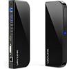 WAVLINK USB 3.0 / USB C Laptop Docking Station per Windows e macOS (doppio monitor: HDMI e DVI/HDMI/VGA, Gigabit Ethernet, audio, 6 porte USB)
