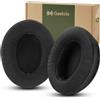 Geekria Cuscinetti per orecchie in tessuto mesh extra spesso sostitutivi compatibili con ATH M50X, M50XBT, M50XBT2, M50, M40X, M30, M20, M10, per cuffie (Nero)