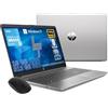 HP 250 G9 Notebook 2024 Ultra Silenzioso, RAM 16GB, SSD 512GB, Display FullHD 15.6, Intel N6000 4 Core da 3,3 GHz, tastiera retroilluminata, touch id, Win 11 Pro, Libre office, Mouse OMAGGIO