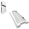 TEHAOUU Supporto verticale stabile per console PS5 Pro, portatile, facile da installare, antiscivolo, semplice, moderno ed elegante, base di archiviazione accessori per console di gioco (bianco)