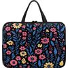 ENEN Custodia Borsa per Laptop con Manici, Compatibile con 10-17 Pollici Computer Portatile, Custodia Protettiva PC in Neoprene Elastico Impermeabile Sleeve per Laptop (17'',Foglia blu)