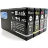 Genérico Confezione da 4 cartucce d'inchiostro compatibili con Epson T7891/T7901/T7911, T7892/T7902/T7912, T7893/T7903/T7913, T7894/T7904/T7914