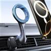 MRGLAS Supporto per auto MagSafe 2025 [rotazione a 360°] [40 forti magneti aggiornati] Supporto magnetico per telefono per bocchetta dell'aria [doppio gancio in metallo] Supporto per telefono da auto
