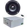 GK SOUND 1 MONACOR DT-105 dome tweeter nero 30 watt rms 50 watt max da 10 cm 100 mm 4 impedenza 8 ohm bobina da 2,5 cm ultra slim + condensatore omaggio, 1 pezzo