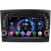 GONFEN 7 pollici Android 14 8-Core 4GB+64GB DVD Autoradio GPS Navigatore per Fiat Doblo 2015-2022 Supporta Bluetooth 5.0 Wireless CarPlay Android Auto WiFi 4G DSP RDS Canbus