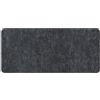 ENSDIEPLS Tappetino per mouse, Tappetino da scrivania in feltro for ufficio e gaming, nero, diverse misure(100X50cm)