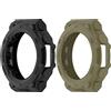 Chofit Custodie compatibili con Amazfit T-Rex 2, custodie protettive in TPU per orologio T-Rex 2 Smartwatch (Nero+Verde)