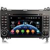 GONFEN 7 8 Core 4GB+64GB Android 16 Autoradio con lettore DVD per Mercedes Classe A/B W169 W245 Sprinter Viano VW Crafter Wireless Carplay Canbus 2.2GHz GPS Navigatore DSP IPS Touchscreen Bluetooth 5.0