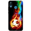 Mixroom - Cover Custodia Back case In TPU Silicone Morbido Per Huawei P Smart 2019 Fantasia Calcio E82
