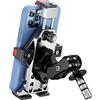 BRCOVAN Lega Alluminio Supporto Telefono per Stelo Forcella Motociclo con Smorzatore Vibrazioni e Manopola Sicura, Metallo Porta Telefono per Moto per 4.7''-7.2'' Smartphone