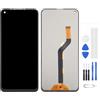 Generico Schermo LCD per Tecno Camon 16 S LCD Display Digitizer Vetro Touch Schermo Ricambio Assembly (Nero)
