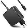 new net NewNet Alimentatore Caricabatterie Tipo C 65W USB C Caricatore Adattatore di Alimentazione Compatibile con Chromebook Mac Air PRO ASUS Lenovo ThinkPad Yoga Samsung Google Huawei Xiaomi