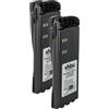 vhbw 2x batteria compatibile con Motorola GP339, GP540, GP340, GP360, GP380 radio (1800mAh, 7,2V, Li-Ion) + clip