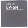 Generic Batteria di ricambio BP-6M BP6M da 1100 mAh per Nokia N73 6288 6290 9300 N77 N93 3250 3250 3250 6151 6233 6234 6280 6282 (1 PC)