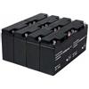Heib Qualità Batteria - Batteria per UPS APC Smart-UPS 5000 Rackmount/Tower - Lead Acid - PB - 12 V